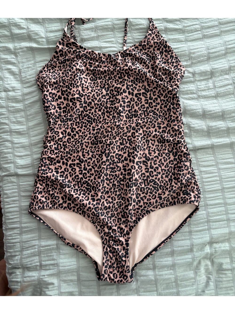Albion Fit “The Natalie” one-piece animal print swimsuit size L